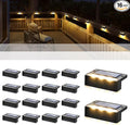 16-Pack Solar Yard Lights, Warm White LED