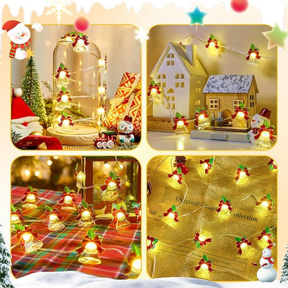 Christmas Patio String Lights, 10ft 30 LED Waterproof