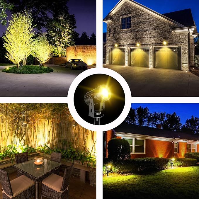 Solar Landscape Spotlights, LED