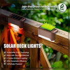 16-Pack Wall Solar Lights, Waterproof LED