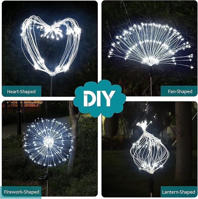 2-Pack Solar Landscape Lights for Garden