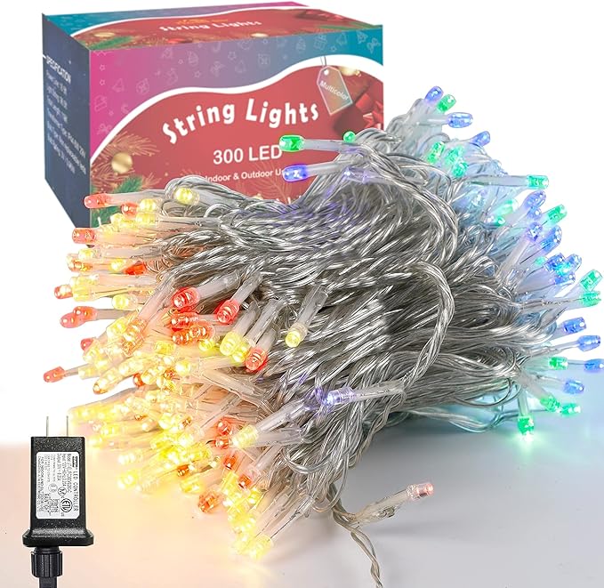 Christmas Fairy Lights, 5ft 300 LED Battery Twinkle Lights