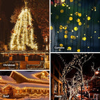 Christmas Backyard String Lights, 33ft 100 LED Waterproof
