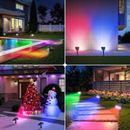 Solar Wall Spotlights 2-Pack, Motion Sensor LED