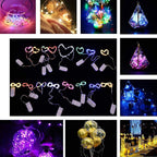 18-Pack 30 LED Christmas Twinkle Lights, 2ft Waterproof for Backyard