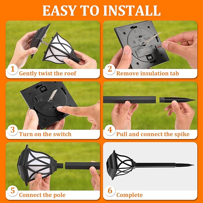 Garden Solar Lawn Figurine Light, Waterproof