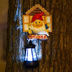 10.6" Solar Gnome Garden Statue Light, Outdoor Decor