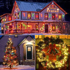 Christmas String Lights, 33ft 100 LED Waterproof Twinkle Lights