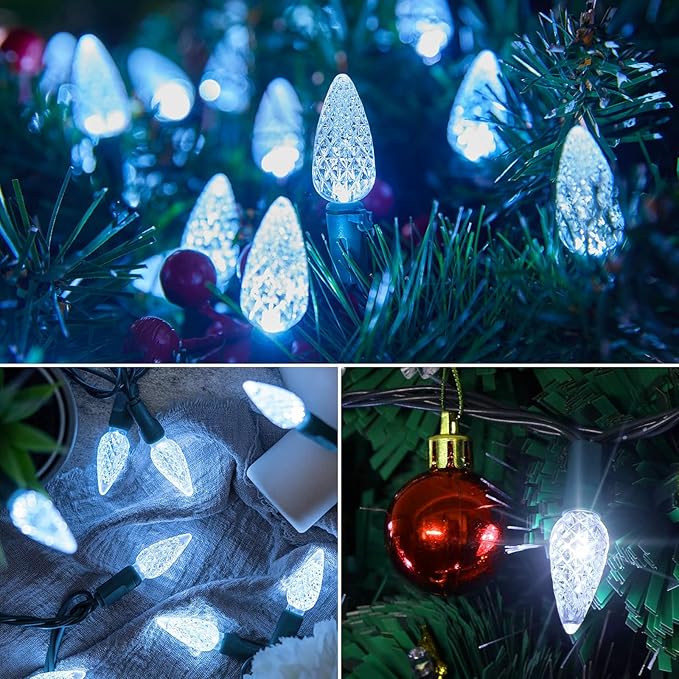 Christmas Fairy Lights 2-Pack, 20ft 6 LED Battery Twinkle Lights