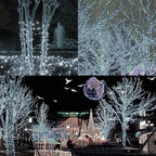 300 LED Christmas Twinkle Lights, 5ft Waterproof for Porch