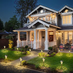 8-Pack Warm White Solar Path Lights, Outdoor Garden LED