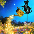 Cat Solar Lawn Figurine Light, Waterproof