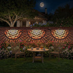 Solar Step Lights 6-Pack, Waterproof Wall