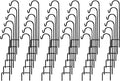 Heavy-Duty Shepherd's Hooks, 35" Garden