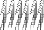 Heavy-Duty Shepherd's Hooks, 35" Garden