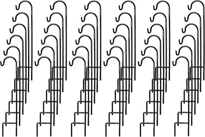 Heavy-Duty Shepherd's Hooks, 35" Garden