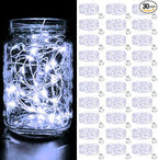 Christmas Fairy Lights 30-Pack, 7ft 20 LED Battery Twinkle Lights