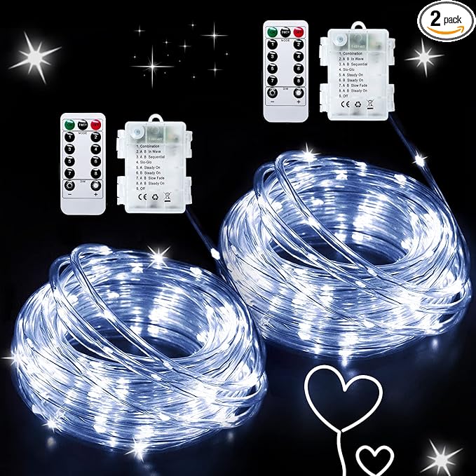 LED Rope Lights, Remote Control Color-Changing