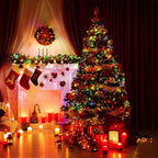 100 LED Christmas Twinkle Lights, 33ft Waterproof for Patio