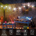 5-Pack Firework Starburst String Lights, 1000 LED Backyard