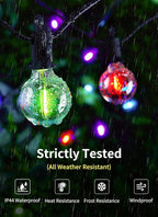 Backyard String Lights, 29ft Weatherproof LED
