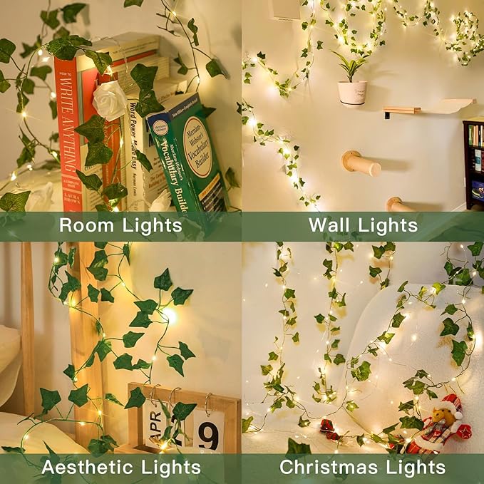 1ft Warm White String Lights for Backyard, Waterproof LED