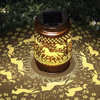 Horse Solar Lantern Set, Classic Patio Lighting