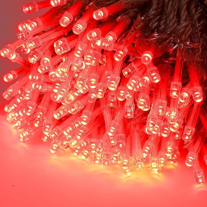 300 LED Christmas Twinkle Lights, 5ft Waterproof for Yard