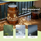 Solar Courtyard Lanterns, Garden Hanging LED Decor