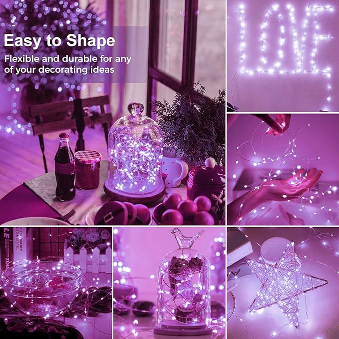 12-Pack Christmas Twinkle Lights, Waterproof for Patio
