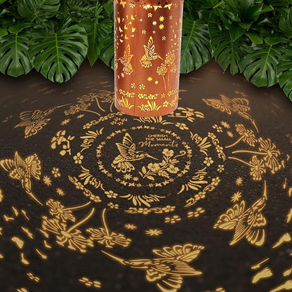 FLAGWIX Hummingbird Solar Lanterns Outdoor Waterproof Garden Decor for Outside Gifts for Women Men Birthday Gifts for Mom Grandma Decorative Lanterns for Yard Patio Balcony Porch