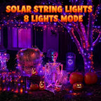 2-Pack 240 LED Halloween Fairy Lights, Battery Timer