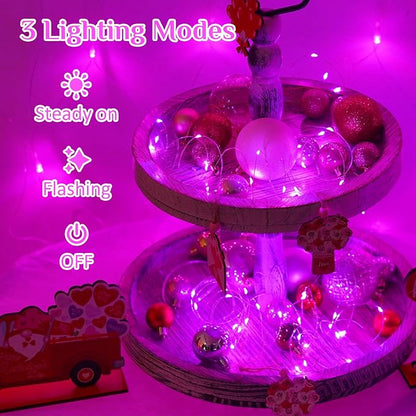 Christmas Fairy Lights 6-Pack, 16ft 50 LED Battery Twinkle Lights