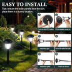 White Solar Pathway Lights 20-Pack, Walkway LED