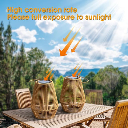 Solar Lanterns, KagoLing Solar Lanterns Outdoor Waterproof Gifts for Women Hanging Lights Outdoor Christmas Lamp Lights Decoration for Outside Garden,Yard,Patio,Porch,Trees,Lawn,Pathway Decor, 2 Pack