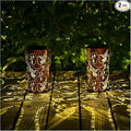 2-Pack Hummingbird Solar Garden Lanterns, Decorative Waterproof LED