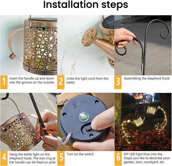 Warm White Outdoor Edison String Lights, Weatherproof