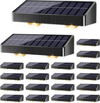 20-Pack Sleek Solar Patio Lights, Outdoor LED