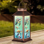 Turtle Solar Lantern Set, Charming Porch Lighting