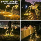 2-Pack Solar Watering Can Fairy Lights, LED