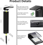 Solar Walkway Path Lights 2-Pack, Waterproof