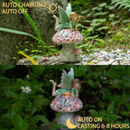 8.66" Solar Garden Garden Statue Light, Outdoor Decor