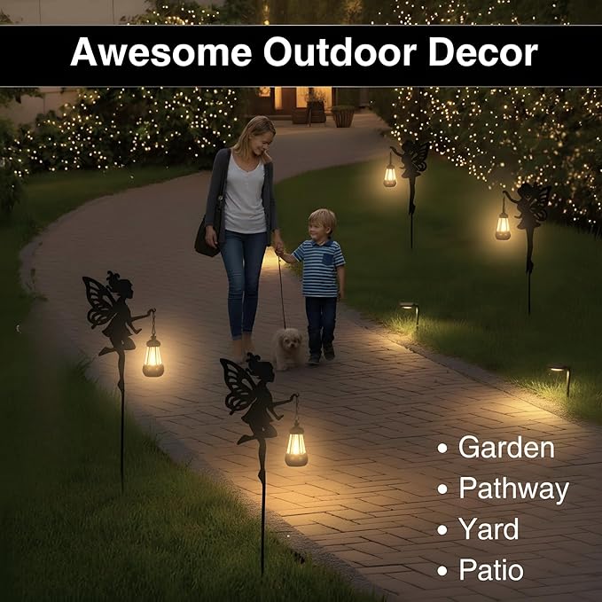 Solar Garden Garden Statue Light, Outdoor Decor