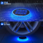 Solar Fence Lights 4-Pack, Waterproof LED