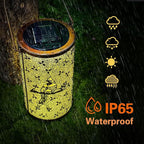 Bird Solar Yard Lanterns, Metal Waterproof LED