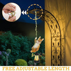 Solar Rabbit Garden Statue Light, Outdoor Decor