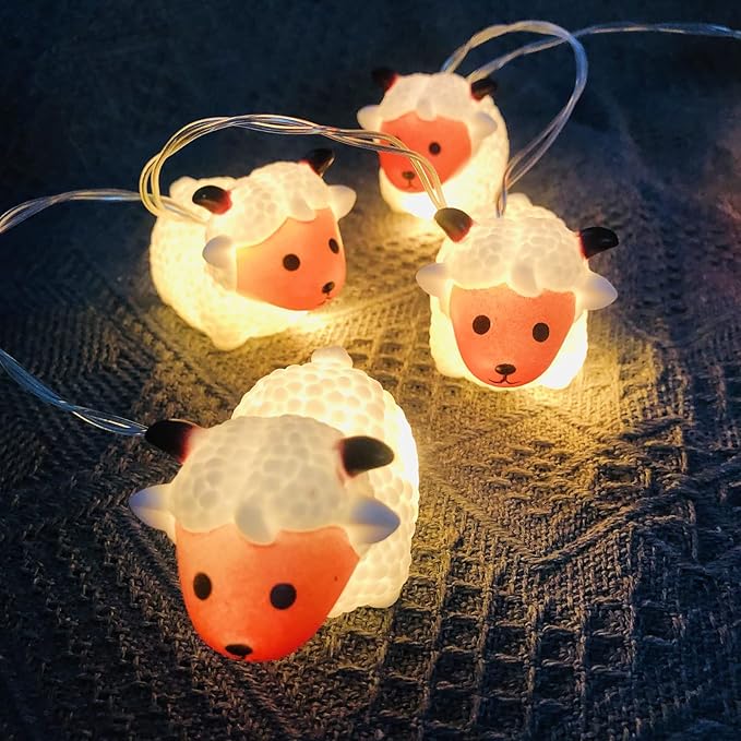 Patio String Lights, 8ft Weatherproof LED