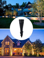 2-Pack Solar Ground Disk Lights, Waterproof LED