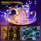 16ft Christmas LED String Lights, Waterproof Timer Lights
