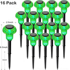 8-Pack Solar Pathway Lights, Waterproof LED Garden Lights